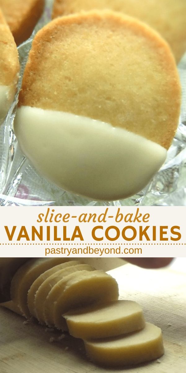 Easy Slice-and-Bake Vanilla Shortbread Cookies