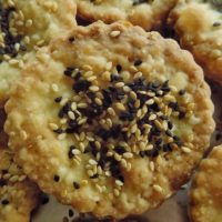Nigella & Sesame Seed Olive Oil Crackers