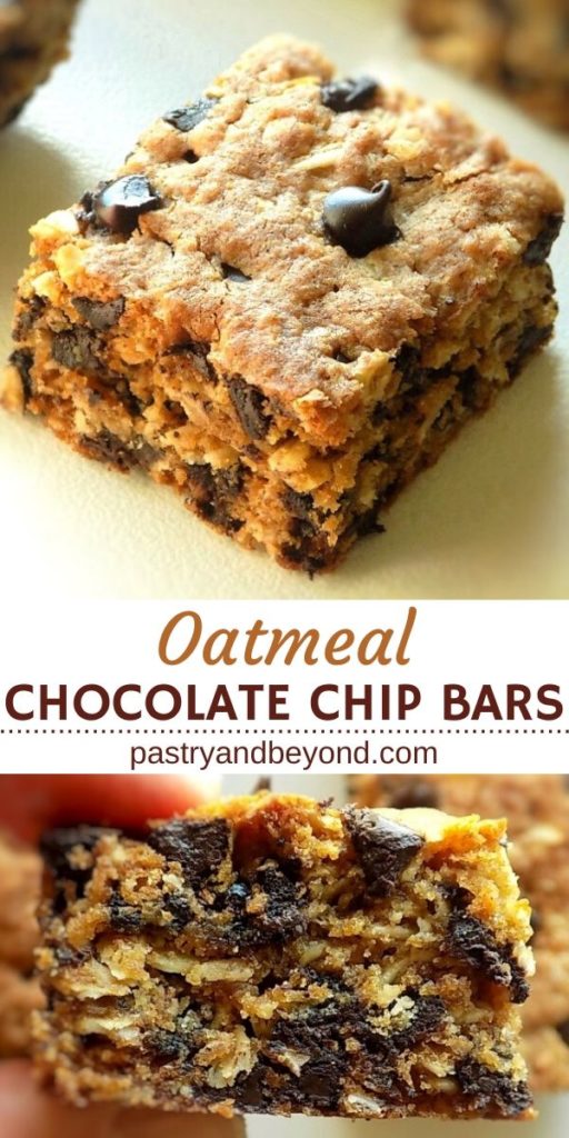 Oatmeal Chocolate Chip Bars - Pastry & Beyond