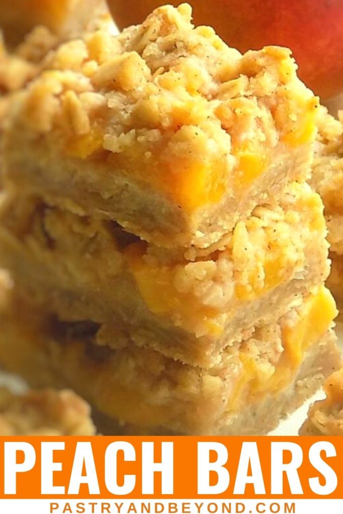 Pin for stacked peach bars