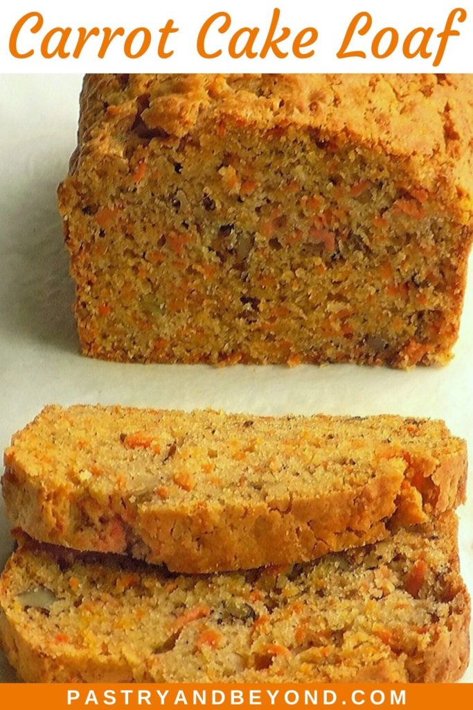 Pin of a Carrot Cake Loaf