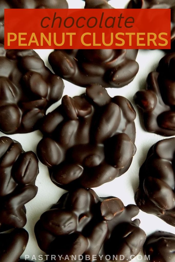 Pin for chocolate peanut clusters