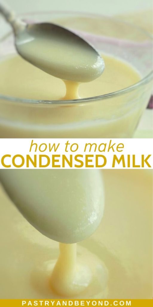 Pin for homemade condensed milk