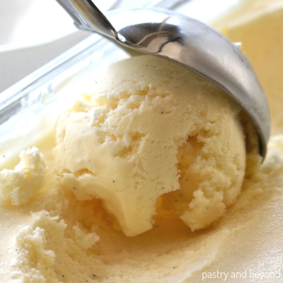 vanilla bean ice cream